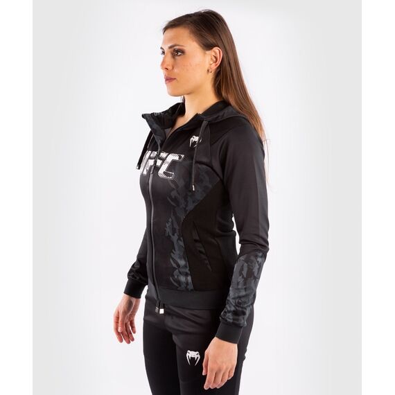 UFC Authentic Fight Week  Kapuzenpullover  mit Reißverschluss, Bekleidungsgrösse: S, Farbe: Schwarz, Grösse : S, 4 image