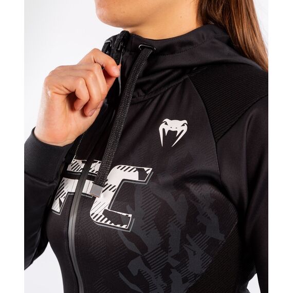 UFC Authentic Fight Week  Kapuzenpullover  mit Reißverschluss, Bekleidungsgrösse: S, Farbe: Schwarz, Grösse : S, 8 image