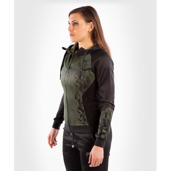UFC Authentic Fight Week  Kapuzenpullover  mit Reißverschluss, Bekleidungsgrösse: S, Farbe: Khaki, Grösse : S, 8 image
