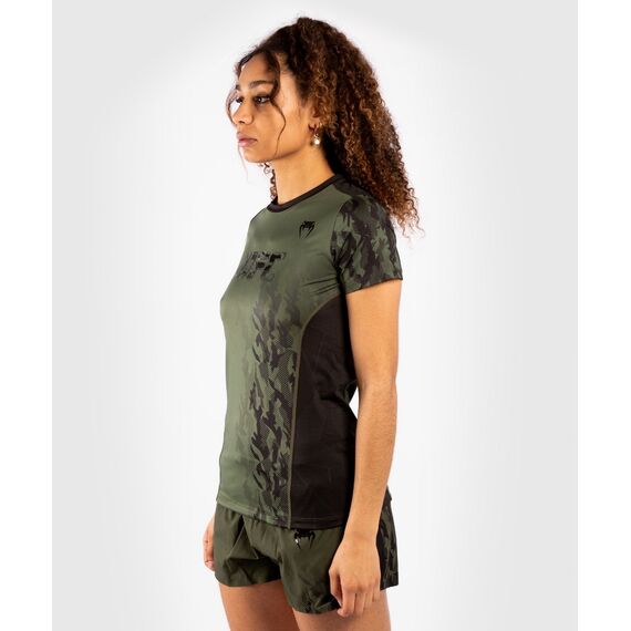 UFC Authentic Fight Week Women's Performance Short Sleeve T-shirt, Size: L, Colour: Khaki, Size: L, 3 image