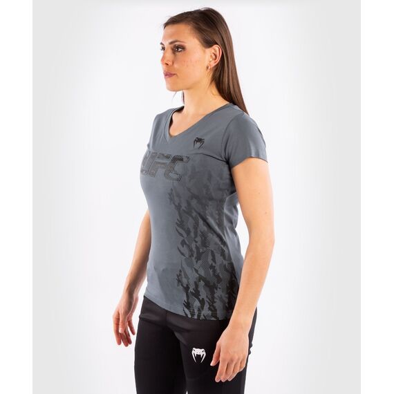 UFC Authentic Fight Week  Kurzarm T-Shirt, Farbe: Grau, Grösse : L, 2 image
