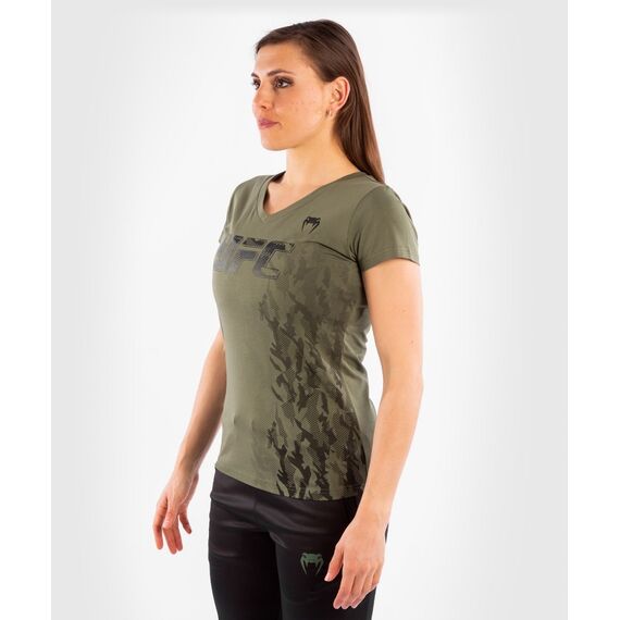 UFC Authentic Fight Week  Kurzarm T-Shirt, Farbe: Khaki, Grösse : S, 2 image