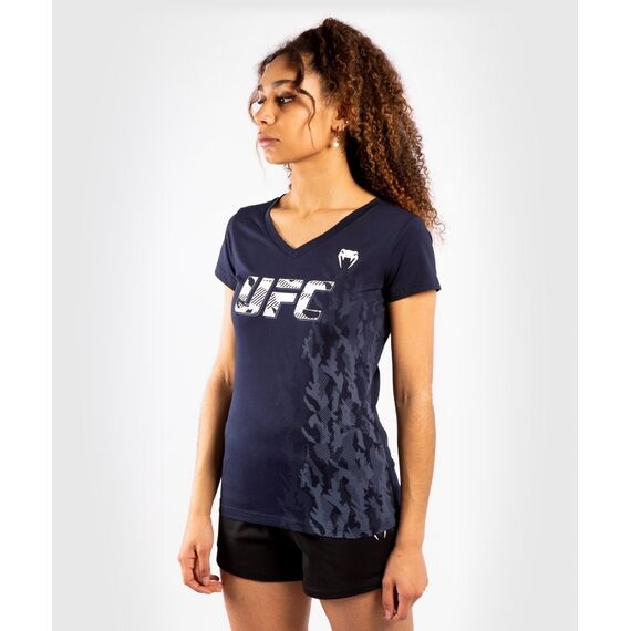 UFC Authentic Fight Week  Kurzarm T-Shirt, Farbe: Blau, Grösse : S, 2 image