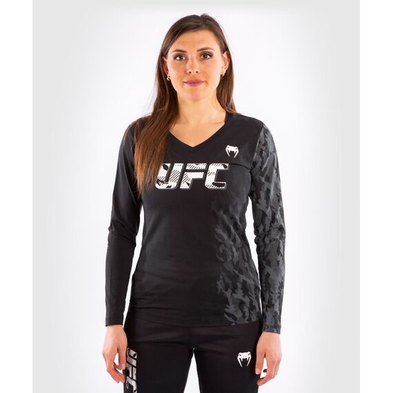 UFC Authentic Fight Week  Langarm T-Shirt, Farbe: Schwarz, Grösse : S