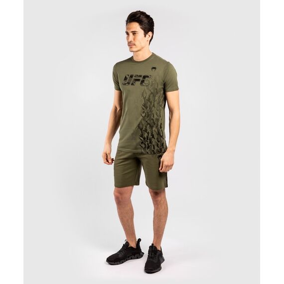 UFC Authentic Fight Week Men's Shorts, Colour: Khaki, Size: S, 7 image