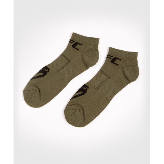 UFC Authentic Fight Week unisex Performance Sock set of 2, Colour: Khaki, Size (Shoes): 37-39, 2 image