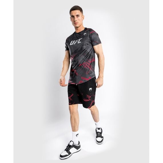 UFC Authentic Fight Week 2.0 Men's Performance Short Sleeve T-shirt, Size: XL, Colour: Schwarz