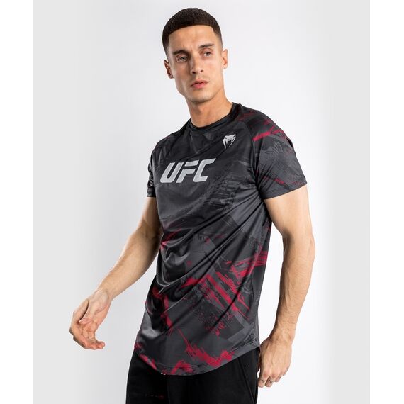UFC Authentic Fight Week 2.0 Men's Performance Short Sleeve T-shirt, Size: XL, Colour: Schwarz, 2 image