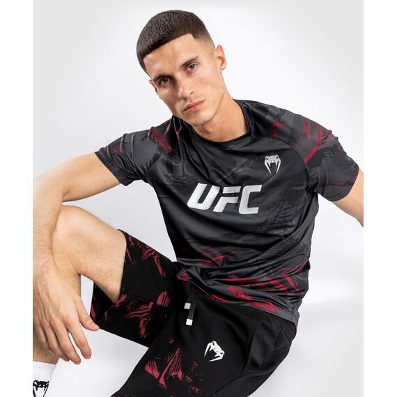 UFC Authentic Fight Week 2.0 Men's Performance Short Sleeve T-shirt, Size: XL, Colour: Schwarz, 3 image