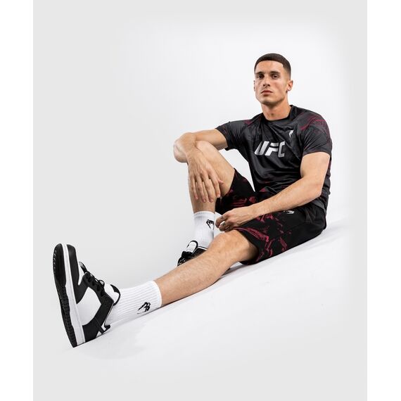 UFC Authentic Fight Week 2.0 Men's Performance Short Sleeve T-shirt, Size: XL, Colour: Schwarz, 4 image