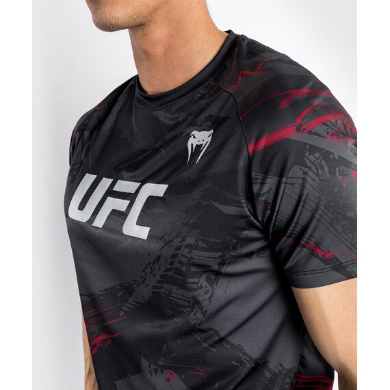 UFC Authentic Fight Week 2.0 Men's Performance Short Sleeve T-shirt, Size: XL, Colour: Schwarz, 8 image