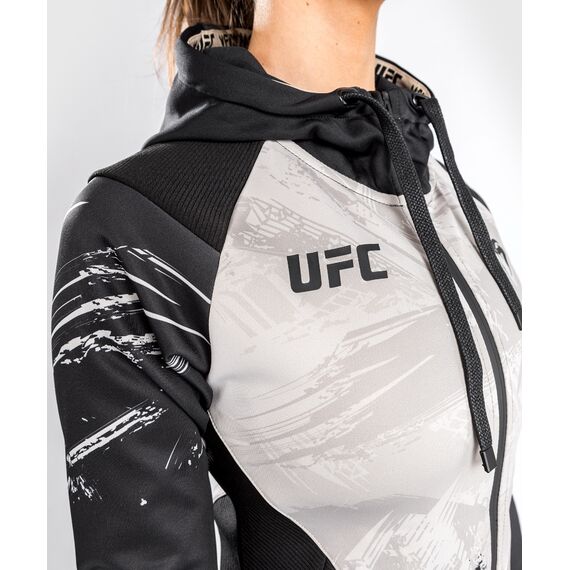 Sweat à capuche UFC Authentic Fight Week 2.0 Zip, Taille: L, Couleur: Noir, 7 image