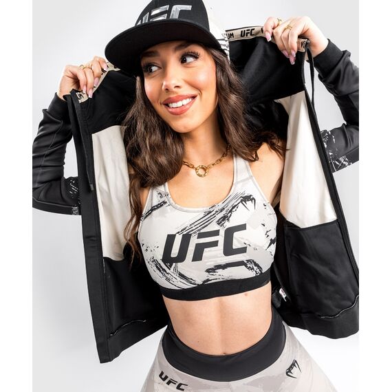 Sweat à capuche UFC Authentic Fight Week 2.0 Zip, Taille: S, Couleur: Noir, 5 image