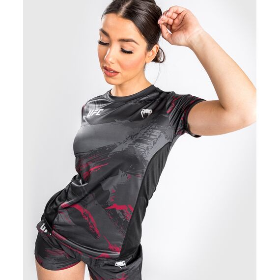 UFC Authentic Fight Week 2.0 Dry Tech T-Shirt - For Women, Size: L, Colour: Schwarz, 2 image