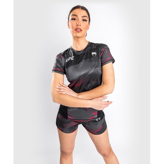 UFC Authentic Fight Week 2.0 Dry Tech T-Shirt - For Women, Size: L, Colour: Schwarz, 4 image
