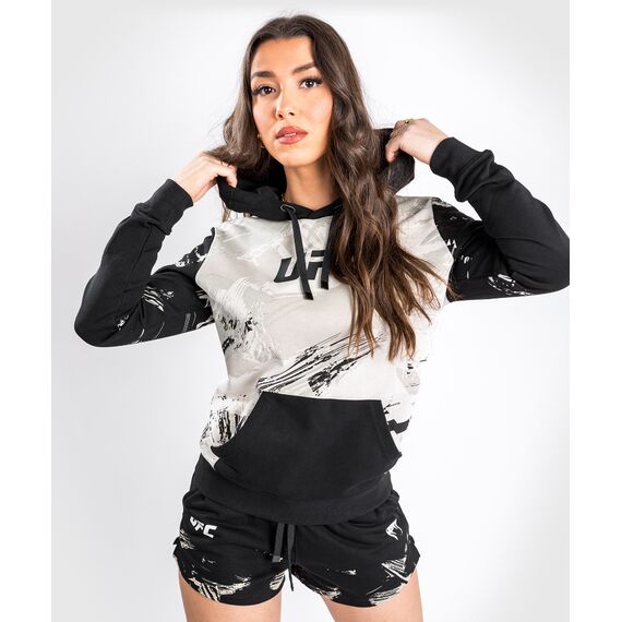 Sweat à capuche UFC Authentic Fight Week 2.3, Taille: L, Couleur: Blanc, 6 image