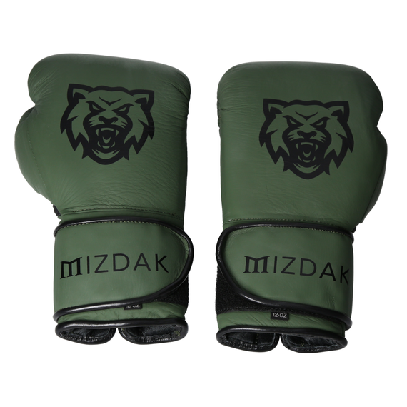 Boxing gloves Elite Punch, Colour: Khaki, OZ: 12oz, 4 image