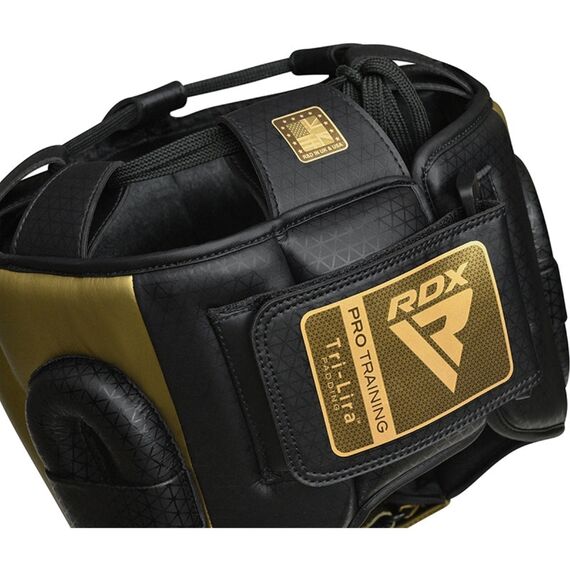 Head Guard Mark Pro Training Tri Lira 2, Size: S, Colour: Gold, 5 image