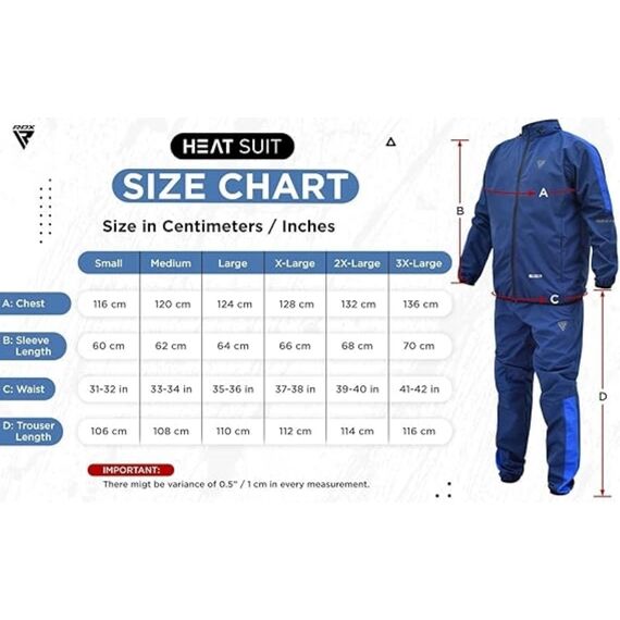 Clothing Sauna Suit C1, Size: 2XL, Colour: Blue, 2 image