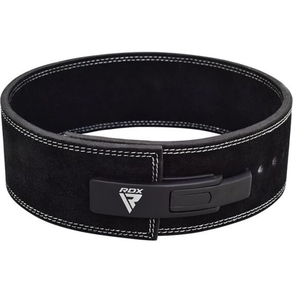 Ceinture de Musculation 4L Pro Cuir, Taille: L, Couleur: Noir, 5 image