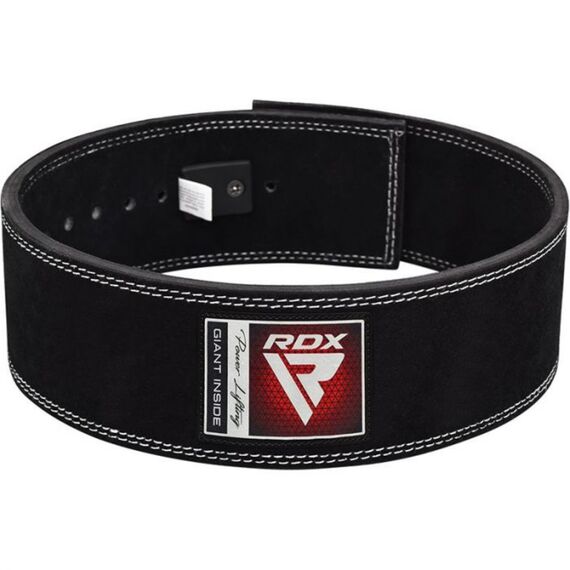 Ceinture de Musculation 4L Pro Cuir, Taille: L, Couleur: Noir, 3 image