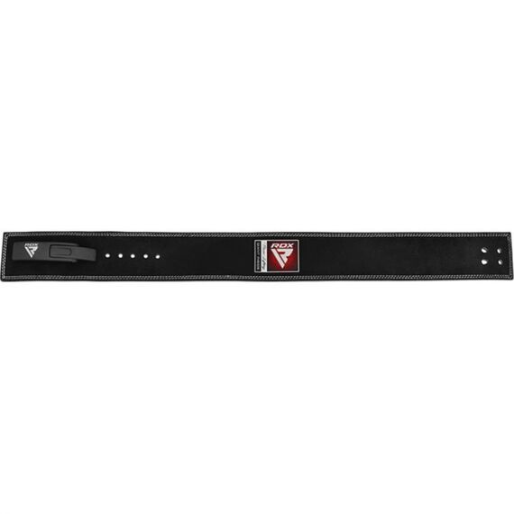 Ceinture de Musculation 4L Pro Cuir, Taille: L, Couleur: Noir, 2 image