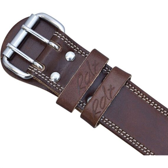 Gewichthebergürtel  Pro Leder 4L, Bekleidungsgrösse: L, Farbe: Braun, 7 image