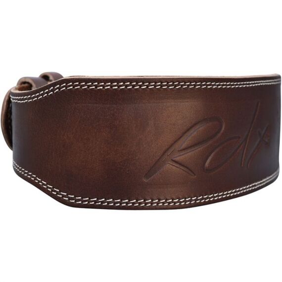 Ceinture de Musculation 4L Pro Cuir, Taille: M, Couleur: Marron, 5 image