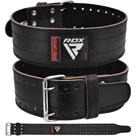 Ceinture de Force pour Haltérophilie, Taille: M, Couleur: Noir