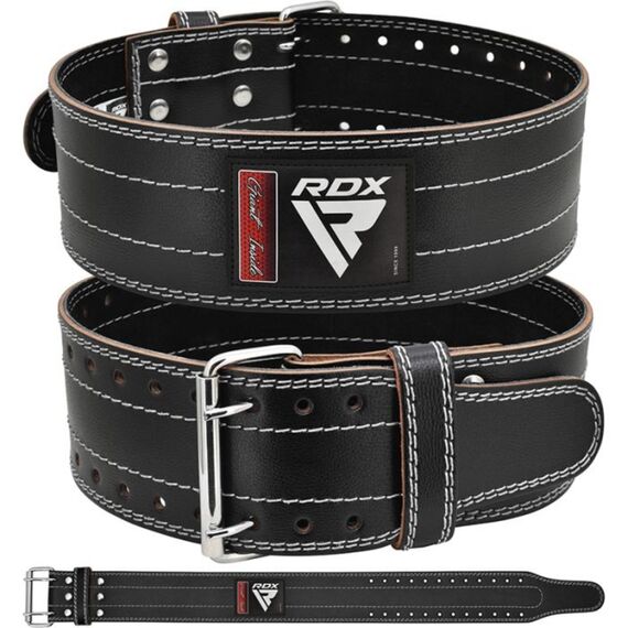 Ceinture de Force pour Haltérophilie, Taille: L, Couleur: Blanc