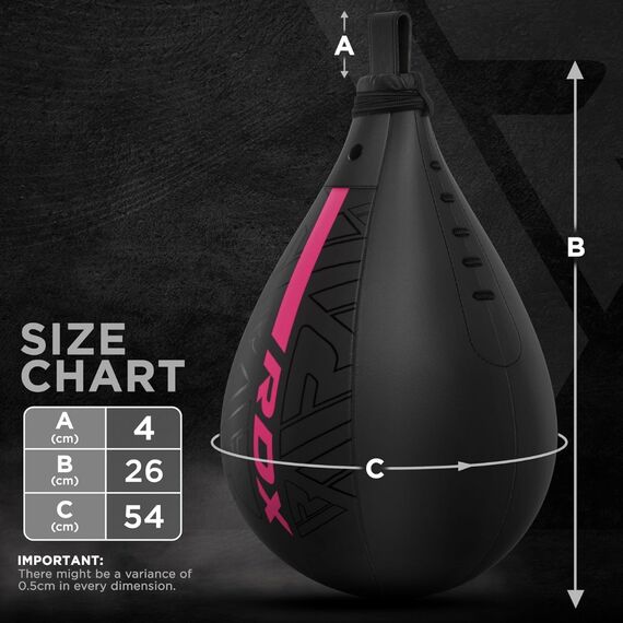 RDX F6 KARA Speed Ball – Intense & Precise Training, Size: One Size, Colour: Rosa, 7 image