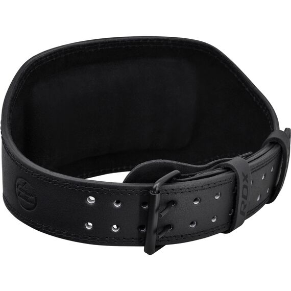 Gewichthebergürtel Leder, Bekleidungsgrösse: M, Farbe: Schwarz, 5 image