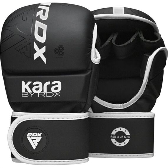 Grappling Gloves Shooter F6 Matte White Plus-S/M, Colour: Schwarz, Size: S-M