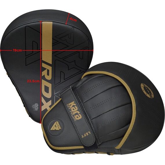 Pattes d’ours RDX F6 KARA – Résistance & Précision en Boxe, Taille: Taille unique, Couleur: Noir, 5 image