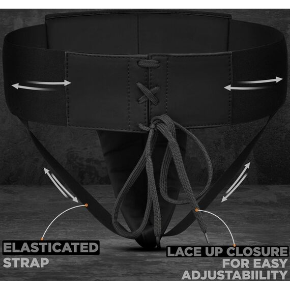 Groin Guard Rex F6 Matte Black-L, Size: L, Colour: Schwarz, 5 image