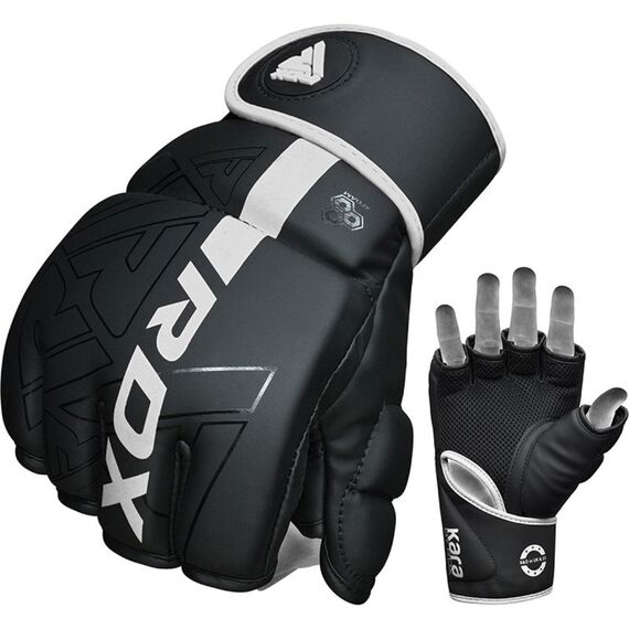 Grappling Gloves F6 Matte White-M, Size: M, Colour: Schwarz, 6 image