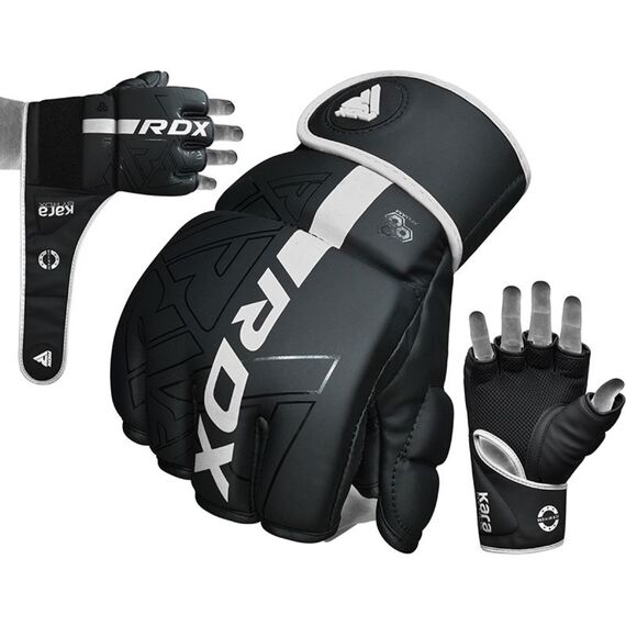 Grappling Gloves F6 Matte White-M, Size: M, Colour: Schwarz, 7 image
