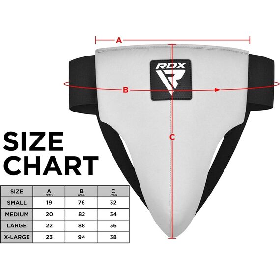 Groin Guard Rex Men White/Black-XL, Size: XL, Colour: Weiss, 6 image