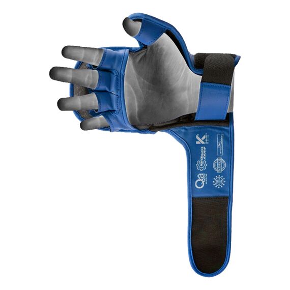 RDX Grappling Gloves Shooter Aura Plus T-17 Blue/Black-L, Size: L, Colour: Blue, 4 image