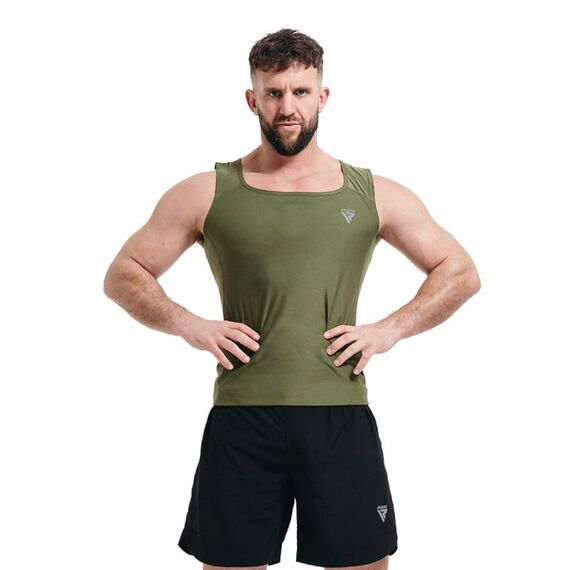 Veste de Sudation Homme Pour la Perte de Poids, Taille: 2XL, Couleur: Kaki