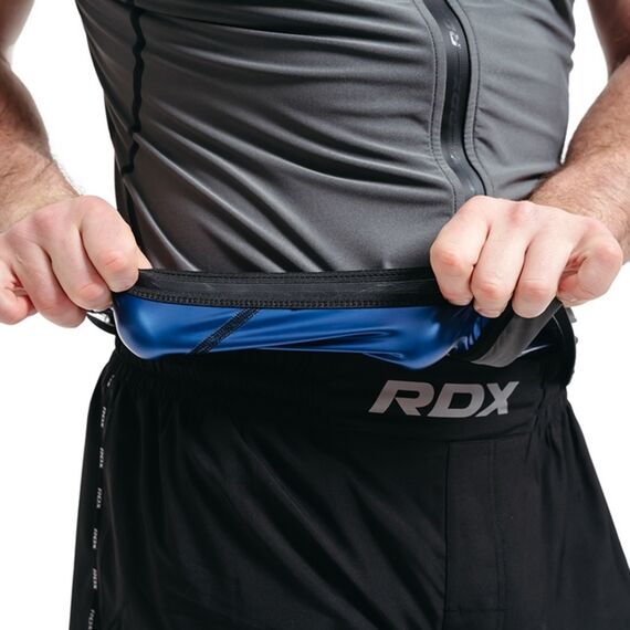RDX Men's Sweat Jacket For Weight Loss, Size: L, Colour: Grey, 2 image