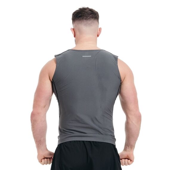 RDX Men's Sweat Jacket For Weight Loss, Size: L, Colour: Grey, 4 image