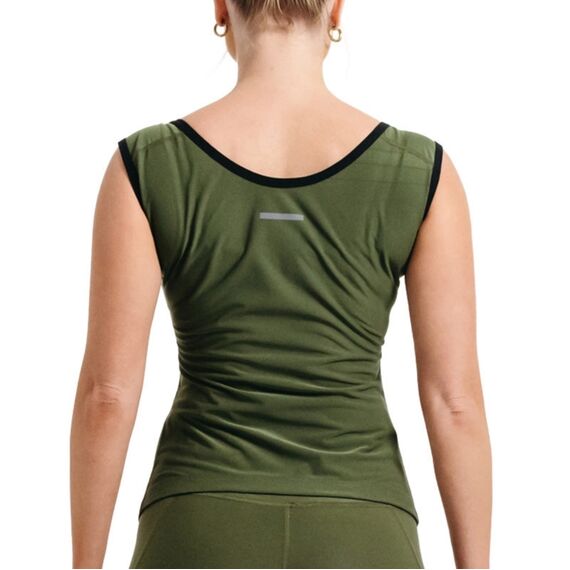 RDX Women's Sweat Jacket For Weight Loss, Size: M, Colour: Khaki, 3 image