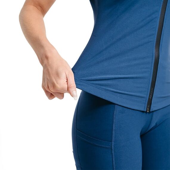 RDX Women's Sweat Jacket For Weight Loss, Size: M, Colour: Blue, 6 image