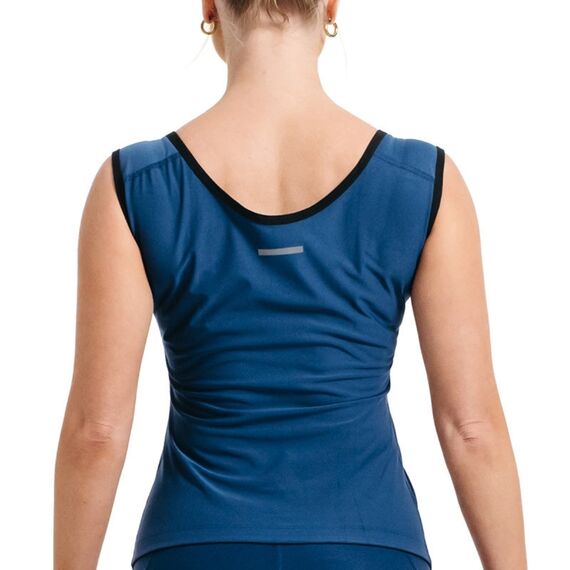 RDX Women's Sweat Jacket For Weight Loss, Size: M, Colour: Blue, 3 image