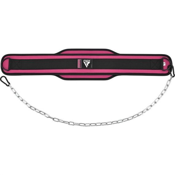 Gürtel für gewichtsbelastete Dips, Bekleidungsgrösse: One Size, Farbe: Rosa, 2 image