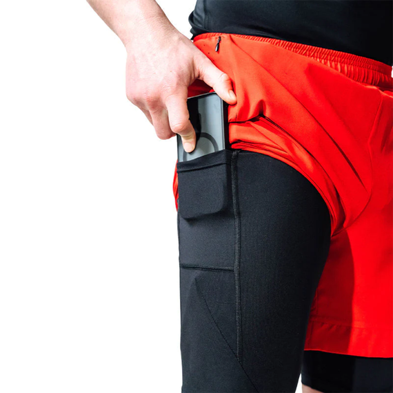 Shorts de MMA T16, Taille: S, Couleur: Rouge, 5 image