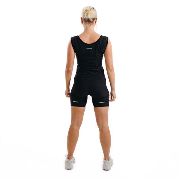 Short de Sudation Femme, Taille: L, Couleur: Noir, 3 image