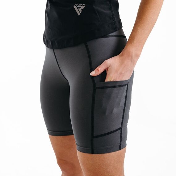 Short de Sudation Femme, Taille: L, Couleur: Gris, 3 image