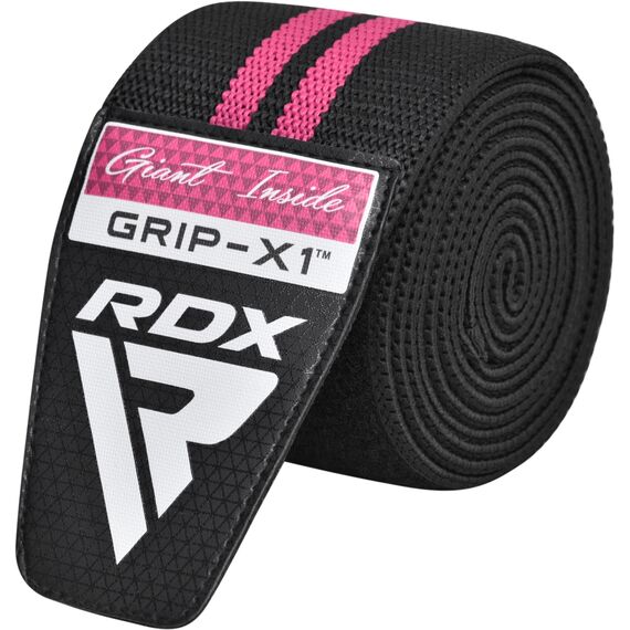 Bandes de genoux pour musculation et d'haltérophilie, Taille: Taille unique, Couleur: Rose, 3 image